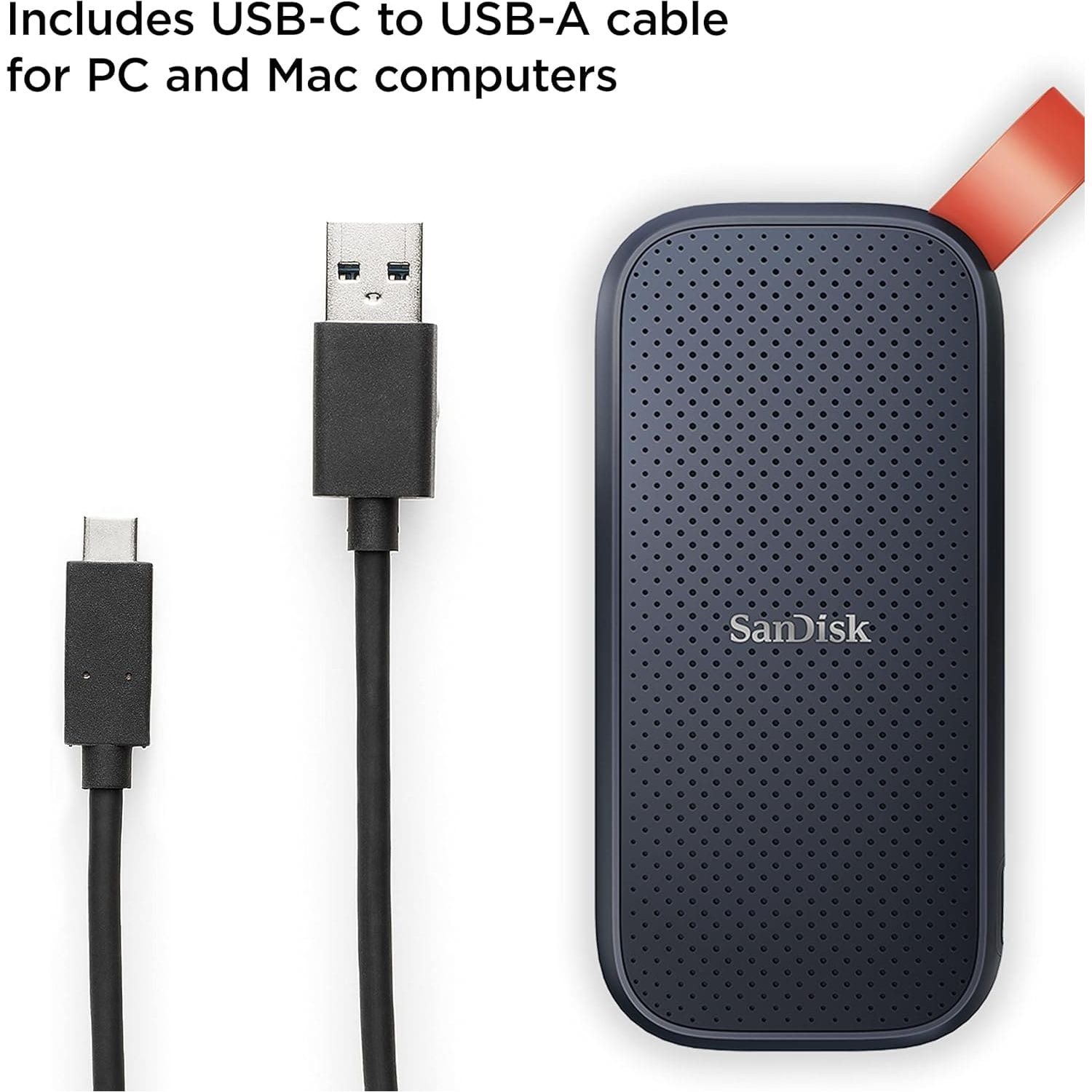 Buy SanDisk,SanDisk 2TB Portable SSD external SSD USB 3.2 Gen 2 up to 520 MB/s read speeds, Black - Gadcet UK | UK | London | Scotland | Wales| Near Me | Cheap | Pay In 3 | External Hard drives